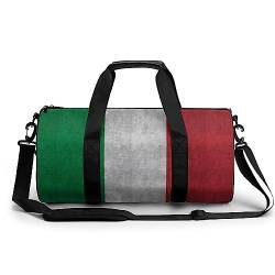 Sporttasche Italienische Flagge Reisetasche Weekender Schwimmtasche Gym Bag Trainingstasche Für Herren Damen 45x23x23cm von Wangsxing