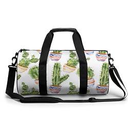 Sporttasche Kaktus Reisetasche Weekender Schwimmtasche Gym Bag Trainingstasche Für Herren Damen 45x23x23cm von Wangsxing