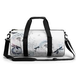 Sporttasche Libelle Reisetasche Weekender Schwimmtasche Gym Bag Trainingstasche Für Herren Damen 45x23x23cm von Wangsxing