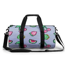 Sporttasche Wassermelone-Kirsche Reisetasche Weekender Schwimmtasche Gym Bag Trainingstasche Für Herren Damen 45x23x23cm von Wangsxing