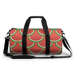 Sporttasche Wassermelone Reisetasche Weekender Schwimmtasche Gym Bag Trainingstasche Für Herren Damen 45x23x23cm von Wangsxing