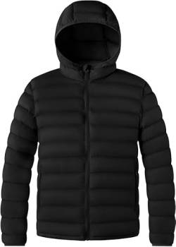 Wantdo Herren Slim Fit Kurz Oberbekleidung Winddicht Daunenjacke Isoliert Gesteppt Übergangsjacke Quilted Gepolstert Mantel von Wantdo