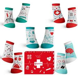 Wantee Knöchel Socken Medical 5-Pack Geschenkbox (35-40) von Wantee