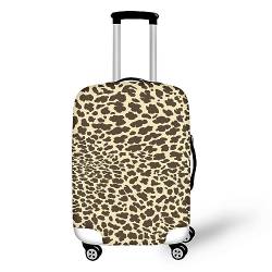 Wanyint Kofferabdeckung, Leopardenmuster, staubdicht, weich, passend für 45,7–81,3 cm Gepäck, leopardenmuster, xl von Wanyint