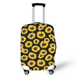 Wanyint Kofferabdeckung mit Tierdruck, Anti-Staub, Gepäckschutz, Spandex-Gepäckabdeckungen, sonnenblume, xl von Wanyint