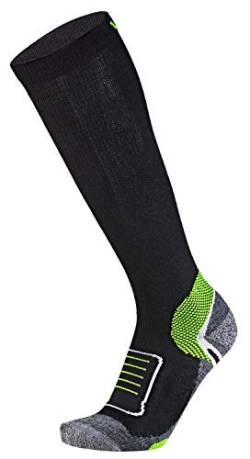 Wapiti Ski W07 Soft Compression Socken, Black, EU 39-41 von Wapiti