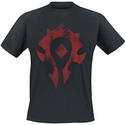 World of Warcraft Horde Männer T-Shirt schwarz XL von Warcraft