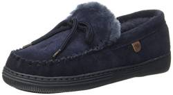 Warmbat Damen Koala Hausschuhe, Blau (Dark Navy) von Warmbat