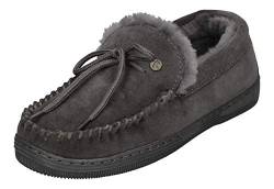 Warmbat Damenschuhe Hausschuhe Koala Suede - Dark Grey, Größe:41 EU von Warmbat