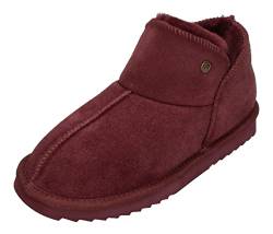 Warmbat Damenschuhe Schaffell Booties WILLOW - port, Größe:39 EU von Warmbat