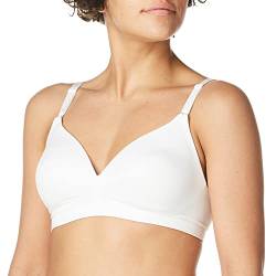 Warner's Damen Blissful Benefits Ultrasoft Wirefree Bra T-Shirt-BH, Weiß, 90C von Warner's