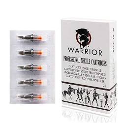 WARRIOR Tattoo Patronen und Nadeln Tattoo Nadel Patrone Chirurgenstahl PVC Tube Permanent Makeup Curve Magnum Einweg Pre Sterile Eo Gas Neue Packung mit 20 Stück (NEW 1009CM) von Warrior