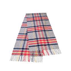 Warwick & Vance Damen/Herren Wollschal, 100 % Wolle, super weich, 30 cm x 180 cm, Royal Tartan, M von Warwick & Vance