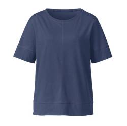 T-Shirt mit Ziernähten aus reiner Bio-Baumwolle, tinte von Waschbär