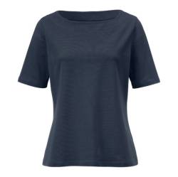 Tailliertes T-Shirt aus Bio-Baumwolle, nachtblau von Waschbär