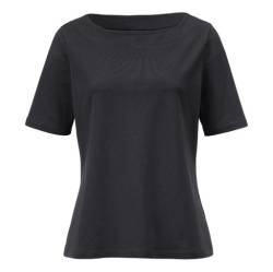 Tailliertes T-Shirt aus Bio-Baumwolle, schwarz von Waschbär