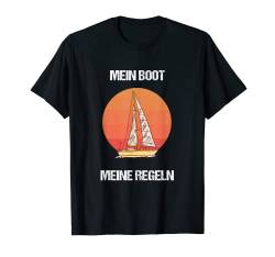Herren MEIN BOOT MEINE REGELN T-Shirt von Wassersport