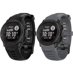 Watbro Armbänder kompatibel mit Garmin Instinct Sports GPS, weiches Silikon, verstellbare Ersatzarmbänder für Garmin Instinct / Instinct Tide / Instinct Tactical von Watbro