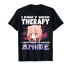 Lustiges Anime Girl Graphic Manga Anime Merch Japanese Otaku T-Shirt von Watch Anime Merch Japan Kawaii Manga Otaku