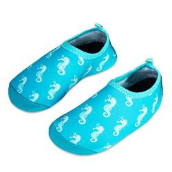 Kinder Badeschuhe Wasserschuhe Strandschuhe Mädchen Junge Schwimmschuhe Barfußschuhe rutschfeste Surfschuhe Sportschuhe Kleinkind Schwimmbad(sj.hm,18/19 EU) von WateLves