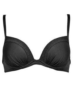 Watercult Damen Bikinioberteil Solid, Schwarz (Black 006), 38D von Watercult