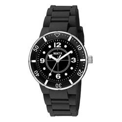 Watx Damen Datum klassisch Quarz Uhr mit Gummi Armband RWA1601 von Watx