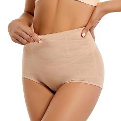 Waxden Damen Shapewear Unterhose Bauchweg Miederhose Hoher Taille Unterwäsche Bauchkontrolle Miederpant Weicher und Bequemer Body Shaper für Frauen von Waxden