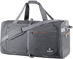 Waynorth 85L Faltbare Reisetaschen Leichte Sporttasche mit Schuhfach für Weekender Reisen Herren Damen von Waynorth
