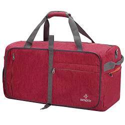Waynorth 85L Faltbare Reisetaschen Leichte Sporttasche mit Schuhfach für Weekender Reisen Herren Damen von Waynorth