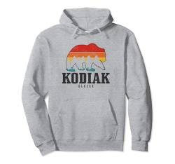 Kodiak Alaska Bär Natur Vintage Grizzly Wandern Camping Pullover Hoodie von We Love Kodiak Alaska
