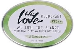 We Love The Planet Natürliche Deodorant Creme Luscious, Limette, 48 g von We Love The Planet