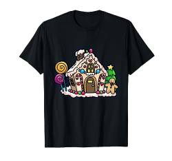 Lebkuchenhaus - Weihnachtlich Lebkuchen Haus Backen T-Shirt von WeBo And Dragons