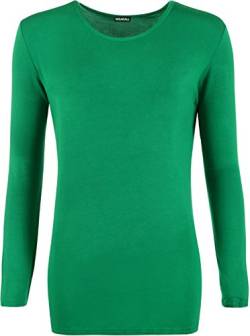 WearAll Damen-Langarmshirt, Übergrößen Gr. 38-40, jade von WearAll