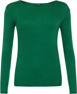 WearAll - Damen T-Shirt Langarm Top - Jade - 40-42 von WearAll