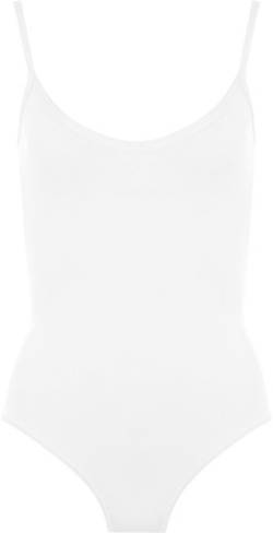 WearAll - Damen Träger Ärmellos Cami Vest Body Top - Weiß - 40-42 von WearAll