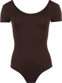 WearAll - Damen elastischer Body Top - Braun - 40-42 von WearAll