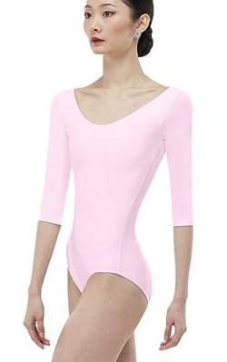 Wear Moi MILO Gymnastikanzug für Tanz/Ballett, Mikrofaser, Frontfutter, Damen, Pink, Medium von Wearmoi