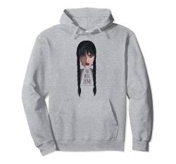 Wednesday Addams No Hug Zone Big Face Pullover Hoodie von Wednesday