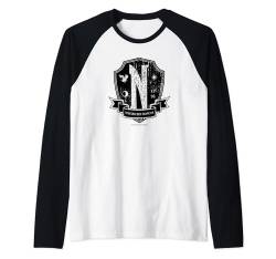 Wednesday Nevermore Academy Emblem Raglan von Wednesday