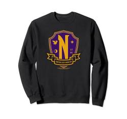 Wednesday Nevermore Academy School Crest Sweatshirt von Wednesday