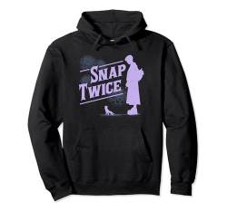 Wednesday Snap Twice Thing & Wednesday Silhouette Logo Pullover Hoodie von Wednesday