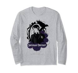 Wednesday Socially Distant Nevermore Academy Poster Langarmshirt von Wednesday