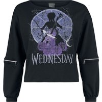 Wednesday - Gothic Sweatshirt - Sharp Edged - S bis XXL - für Damen - Größe M - schwarz  - EMP exklusives Merchandise! von Wednesday