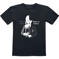 Wednesday - Gothic T-Shirt für Kinder - Kids - Always An Addams - für Mädchen & Jungen - schwarz  - Lizenzierter Fanartikel von Wednesday
