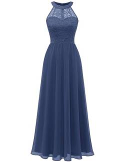 Wedtrend Abendkleid Cocktailkleider für Damen Abendkleider Kurz Elegant Maxi Kleider Damen Sommer WT0201 GrayishPurple L von Wedtrend