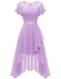 Wedtrend Cocktailkleid Abendkleid A Linie Kleider Damen Festlich Ballkleid Hochzeitsgast WT0303 Lavender XS von Wedtrend