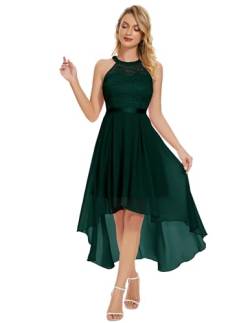 Wedtrend Cocktailkleid Abschlussballkleid Midilang Jugendweihe Kleider Cocktailkleider Brautkleid Kurz WT0204 DarkGreen 2XL von Wedtrend