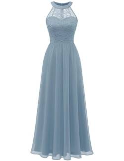 Wedtrend Cocktailkleider Elegant für Hochzeit Kleider Damen Sommer Elegant Abendkleider Elegant für Hochzeit WT0201 Hazeblue L von Wedtrend