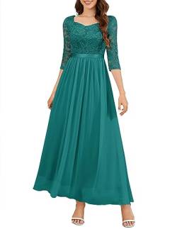 Wedtrend Elegante Abendkleider Damen Kleid Damen Elegant Cocktailkleid Damen Maxikleid Sommer WT0312 PeacockGreen L von Wedtrend