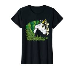 Damen Unicorn Weed Cannabis Marijuana 420 THC Stoner Women Gift T-Shirt von Weed Clothes Cannabis Marijuana 420 Pot-head Gifts